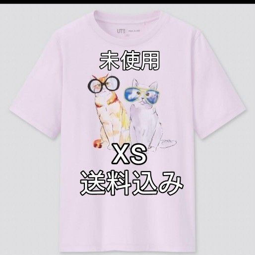 PAUL&JOE ポール&ジョー ユニクロ UT 猫 Tシャツ XS ピンク KIDS150 リサ・ラーソン マリメッコ ねこの日