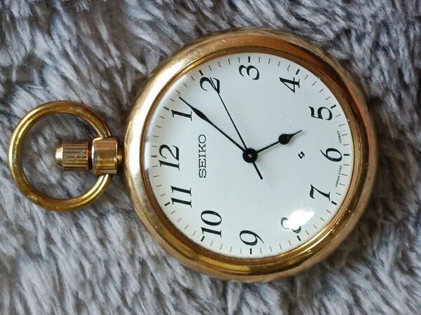 SEIKO 懐中時計 ゴールド