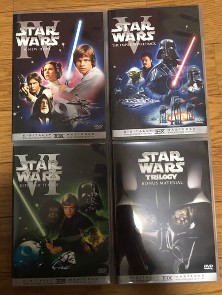 スター ウォーズ エピソード4〜6 DVD 映画 セル版 4作品 新たなる希望〜ジェダイの帰還