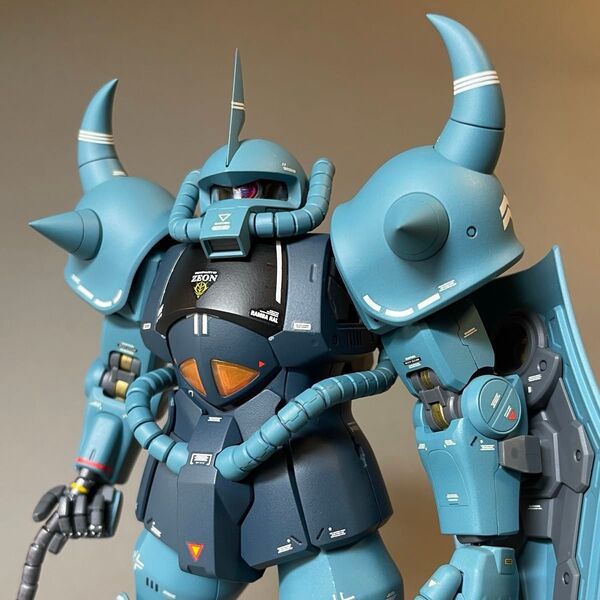 【完成品】MG1/100グフVer.2.0/MS-07B/機動戦士ガンダム/ジオン軍/ランバラル【塗装品】
