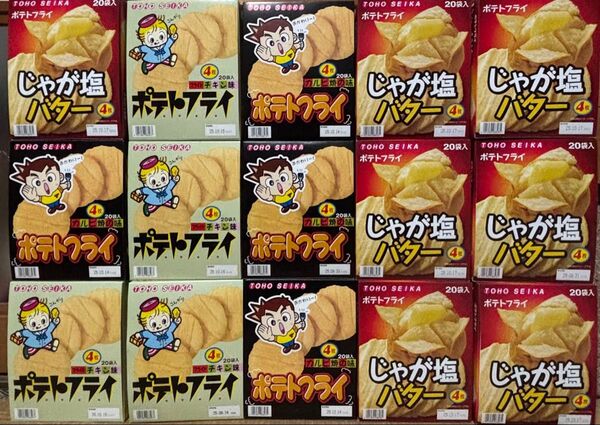 ポテトフライ 3種 15箱セット お菓子まとめ売り 駄菓子まとめ売り