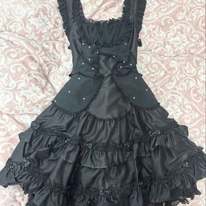 メタモルフォーゼ ロリータ 黒 フリルドレス ゴスロリ 結婚式にも ※最終値下げ※ 正規品 早い者勝ち!