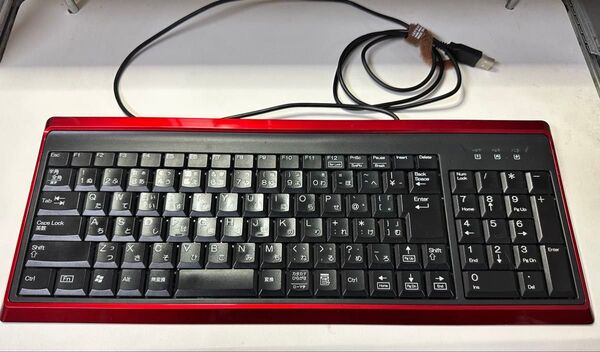 キーボード JIS Windows Mac USB接続 テンキー付き フルサイズ 動作確認済 USB有線キーボード