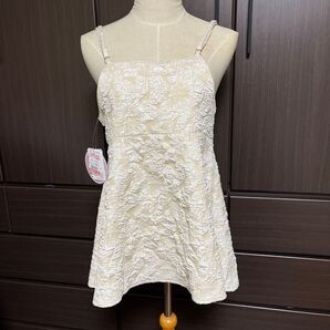 しまむら NOW NOW 2way ビスチェ ベージュ M