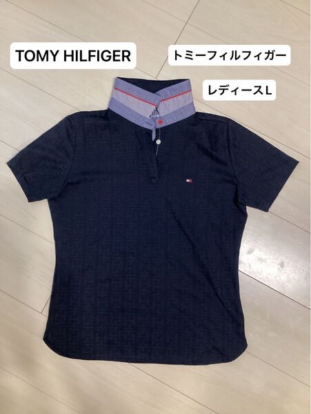 TOMY HILFIGER トミーフィルフィガー ゴルフウェア ポロシャツ レディースL