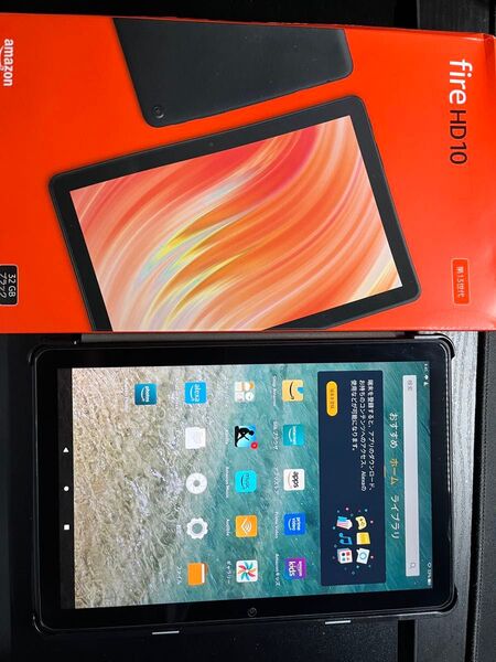 第13世代Amazon Fire HD 10 タブレット 32GB ブラック(保護ケース・フィルム付き)