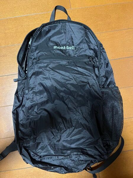 モンベル ポケッタブル ライトパック 18L ブラック
