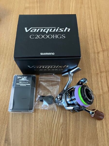 Vanquish C2000HGS スピニングリール 花凛ハンドルノブ