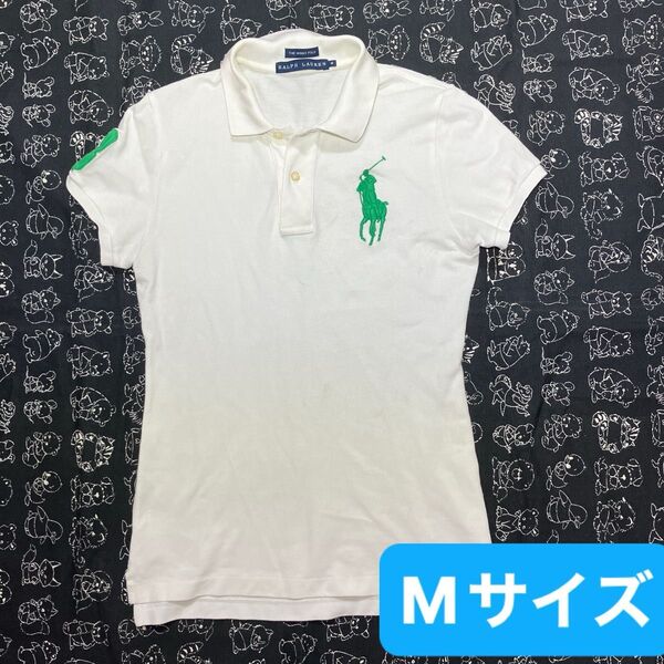 Ralph Lauren The Skinny Polo ホワイトポロシャツM