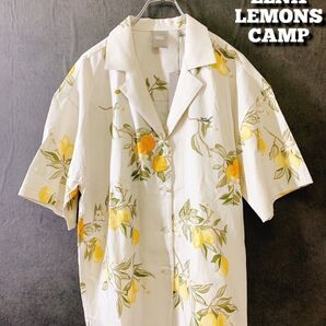 KITH ELNA LEMONS CAMP OPEN COLLAR SHIRT