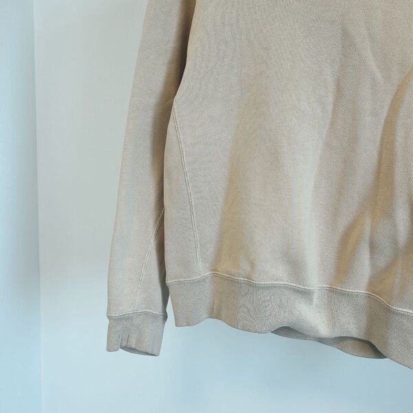 UNIQLO スウェットクルーネックシャツ ベージュ M