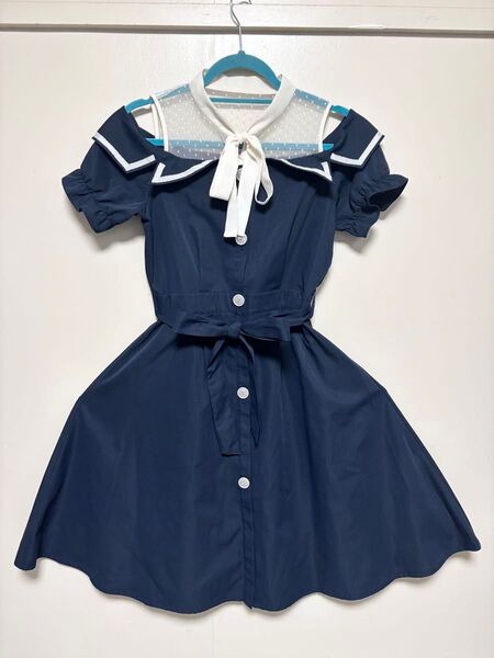 【axes femme POETTQUE アクシーズファム】マリンワンピース