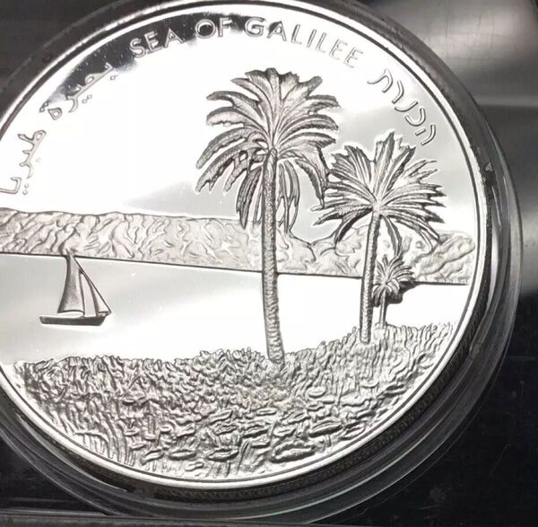 2012イスラエル ガリラヤ湖 記念proof銀貨 シルバー 未使用 coa箱あり