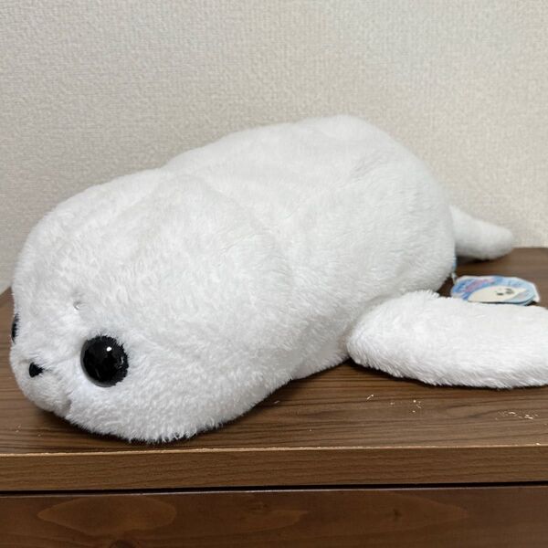 アミューズ ほわほわアザラシちゃんの赤ちゃん BIGぬいぐるみ