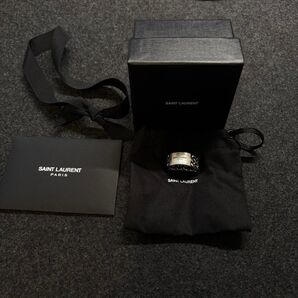 SAINT LAURENT ENGRAVE CHAIN RING