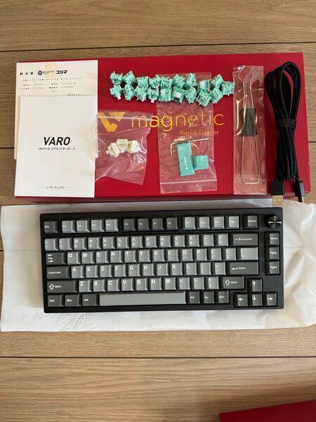 VARO VM75HE JADEPRO 20個オマケ MAGENETIC KEYBOARD VM75HE ブラック ラピトリ