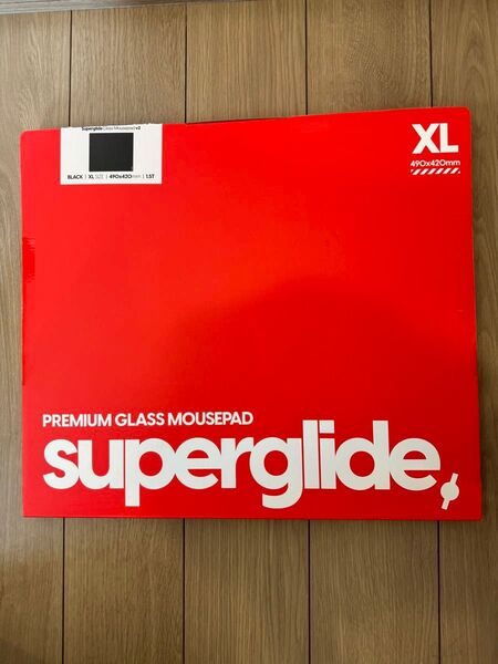 Superglide 2 Glass Mousepad XL ブラック ガラスマウスパッド
