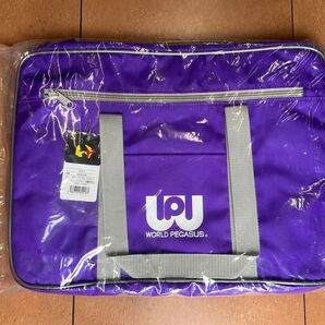 ワールドペガサス スクールバッグ 紫 旧ワッペ スクバ 新品 パープル