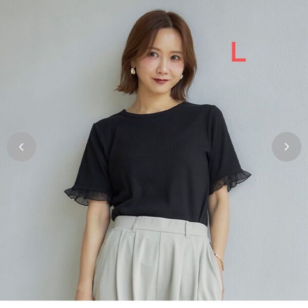 ブラック 半袖Tシャツ しまむら 田中里奈