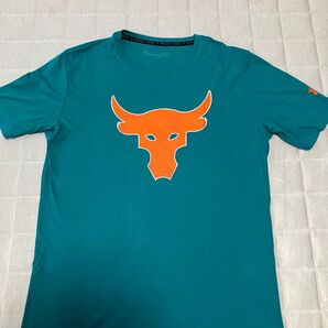 アンダーアーマー プロジェクトロック Tシャツ ブラフマ ブル グリーン