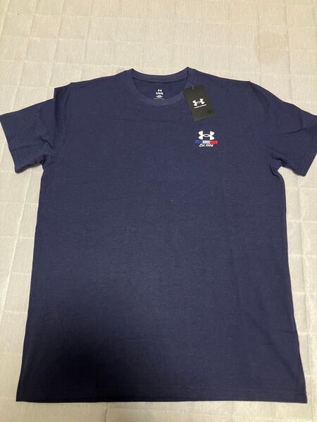 アンダーアーマー デザインtシャツ 紺
