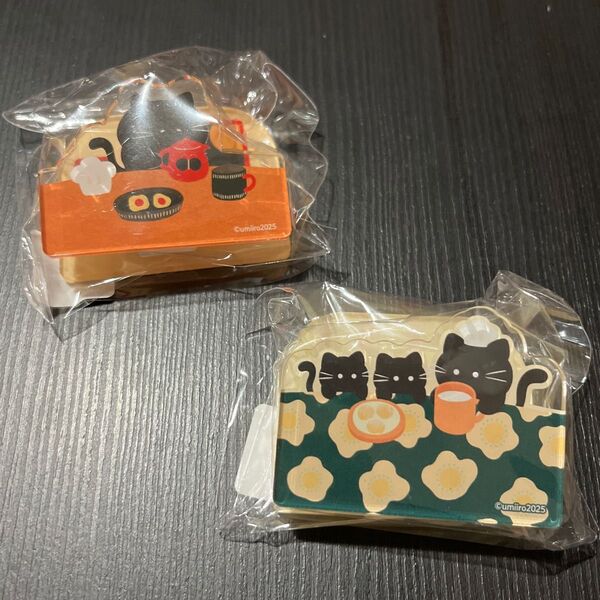 くろねこっく アクリルスタンドクリップ うみいろ 2種セット GIGO 黒猫