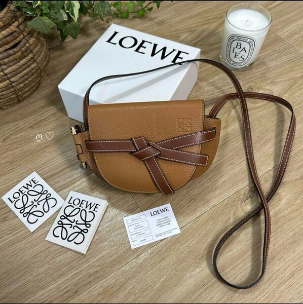 LOEWE ロエベ ゲートデュアルバッグ ミニ ショルダー斜めがけポシェット