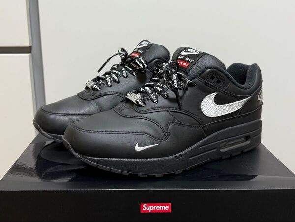 Supreme × Nike Air Max 1 '87 SP Black 26.5cm