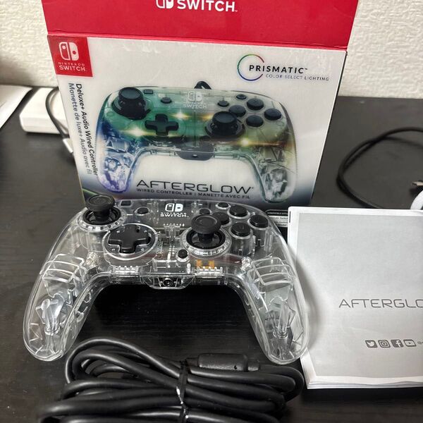 美品 AFTERGROW NintendoSwitch コントローラー プロコン