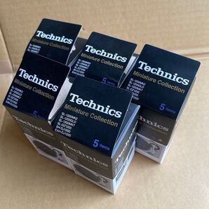 ミニチュア タンテ ターンテーブル コンプリートセット Technics SL-1200 テクニクス ミキサー 全5種 内袋未開封