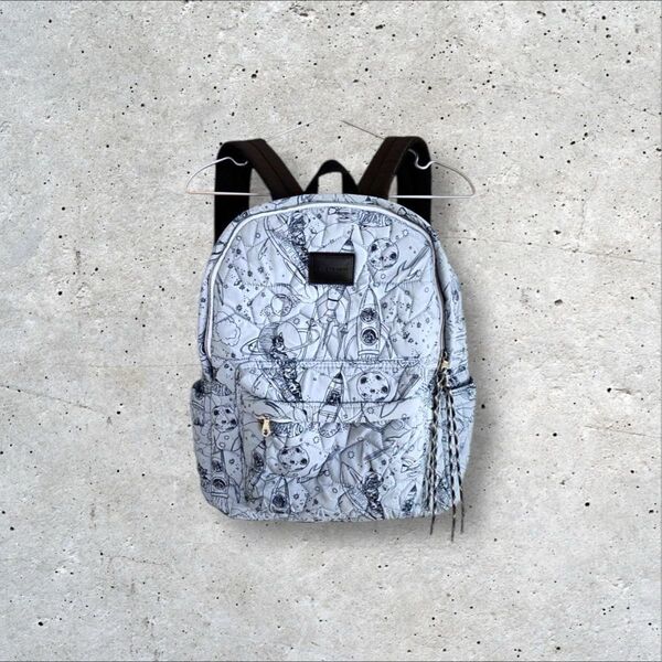 POAL&JOE SISTER 猫 宇宙 ポール&ジョーシスター リュックサック バックパック デイパック ブルー キルティング