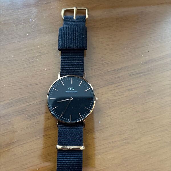Daniel Wellington 腕時計 ブラック ローズゴールド