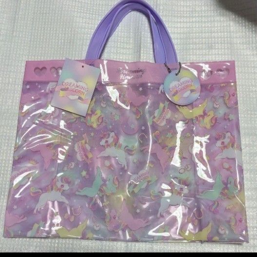 ユニコーンプールバッグ プールバッグ女の子 ビーチバッグ