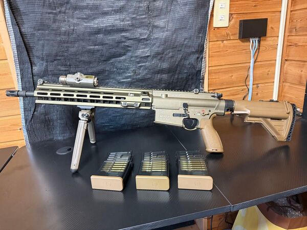 【週末限定値引き中】VFC UMAREX HK M110A1 電動ガン 予備マガジン付き ASTER電子トリガー内蔵