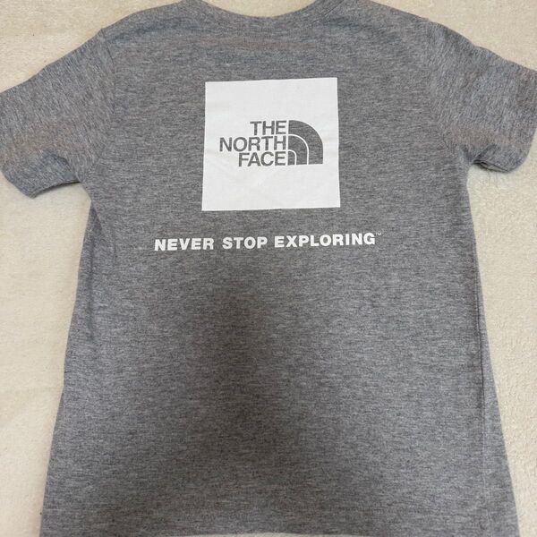THE NORTH FACE Tシャツ ロゴTシャツ グレー ノースフェイス キッズ 120