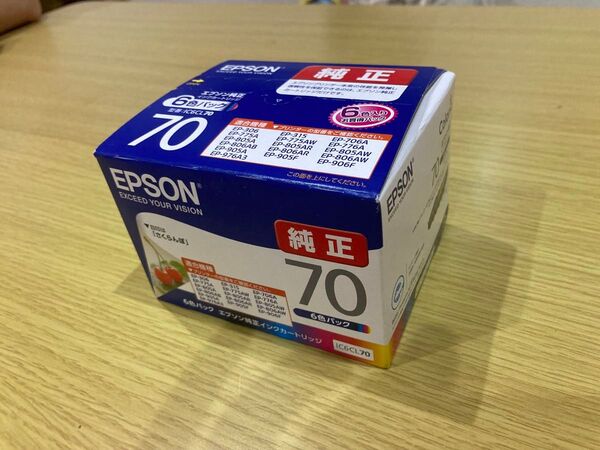 EPSON インクカートリッジ 70 6色セット IC6CL70