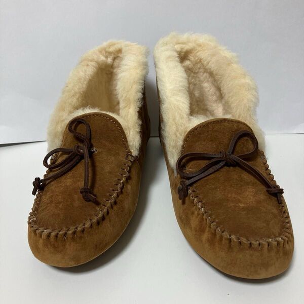 UGG モカシン ブラウン スエード ボア