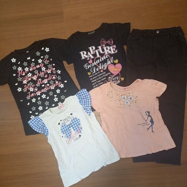 Tシャツ4枚 size130~140cm UNIQLOズボン130 計 5枚