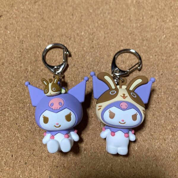 宇佐美 マイメロクロミ2種セット 立体ラバーキーホルダー