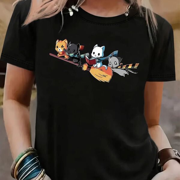 猫柄 半袖Tシャツ