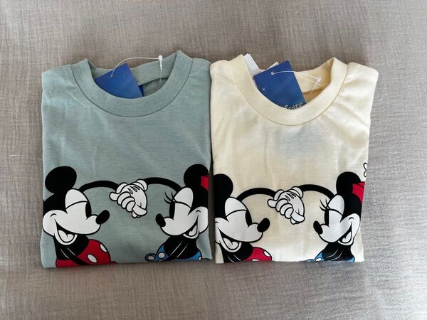 ディズニー ミッキー ミニー 半袖 Tシャツ 1枚売り