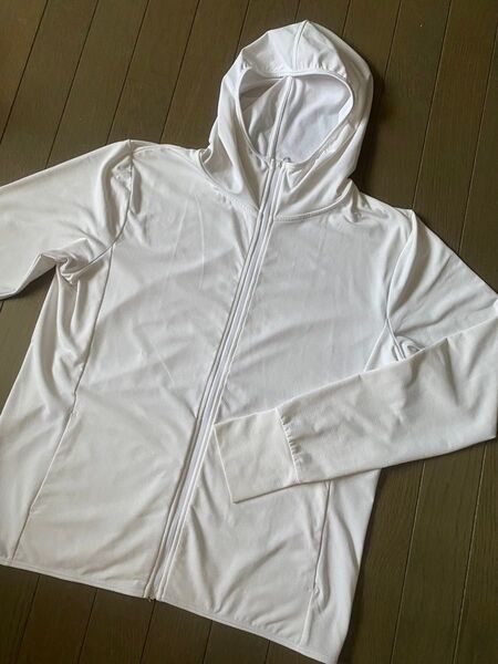 UNIQLO ユニクロ エアリズムUVカットメッシュパーカ(レギュラー・長袖)241-422807 ホワイト レディース XL