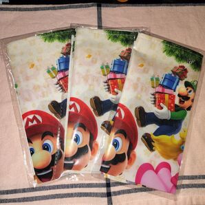 【非売品】スーパーマリオ Happy holidays ランチクロス 量販店オリジナル 3枚