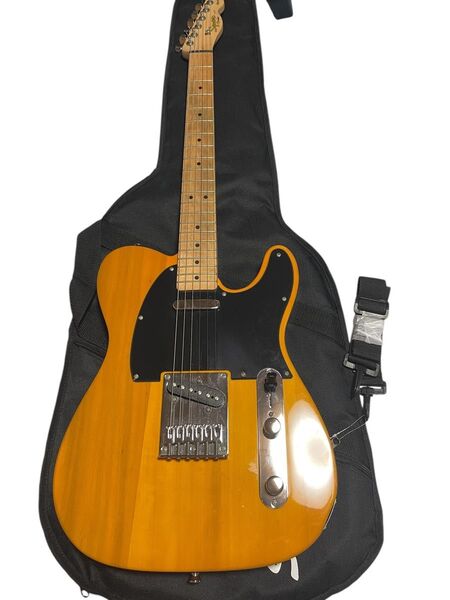 手が小さい人にお勧め! 19年製 木目 Squier テレキャスター バタースコッチブロンド