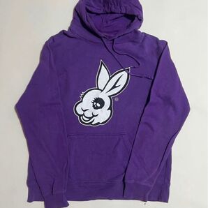 ユージー UG マッドバニー パーカー MADBUNNY 中古 フーディー うさぎ パープル フジロック スノーボード スケボー