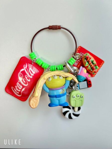 リトルグリーンメン じゃらじゃらキーホルダー