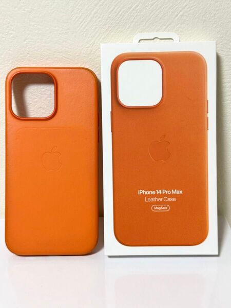 【純正】Apple レザーケース iPhone14Pro Max