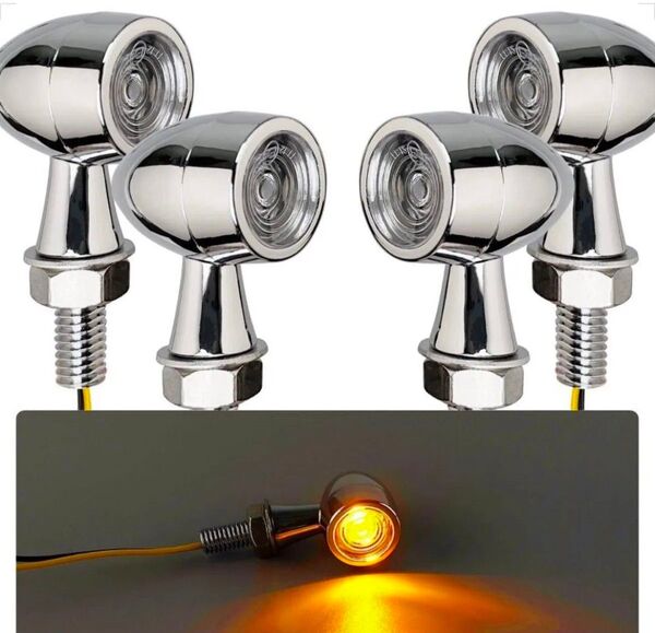 Evermotor バイク ウインカー 流れるウインカー led ウインカー バイク eバイク 車検 12V 4個セット