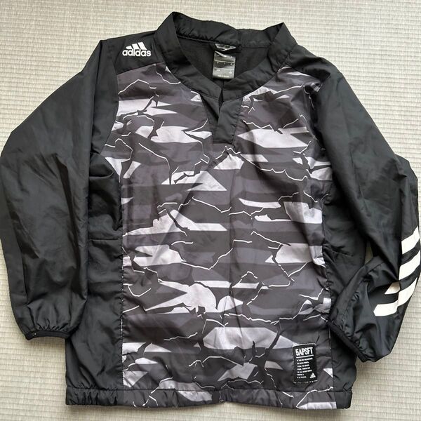 【美品】adidas 迷彩柄 ウィンドブレーカー 130センチ