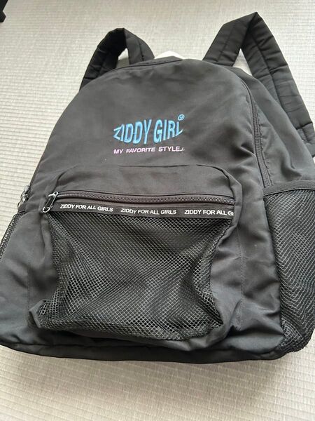 ZIDDY GIRL 黒 リュック